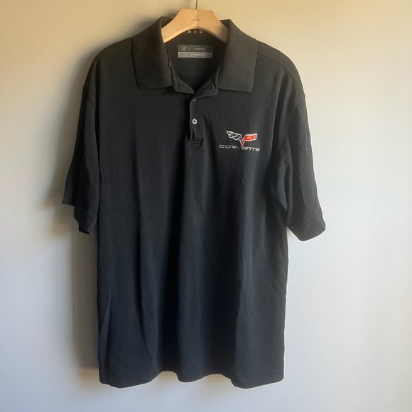 Cutter & Buck Other - Cutter & Buck CB DryTec Black Corvette Polo Shirt Size Large
